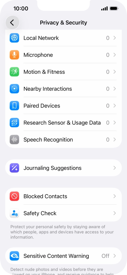 Press Sensitive Content Warning.
