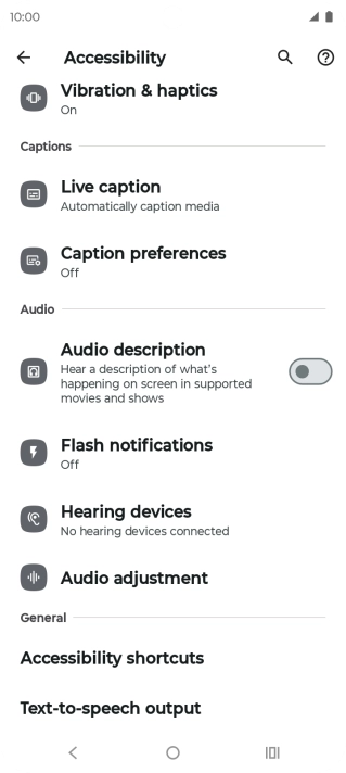 Press the required category below 