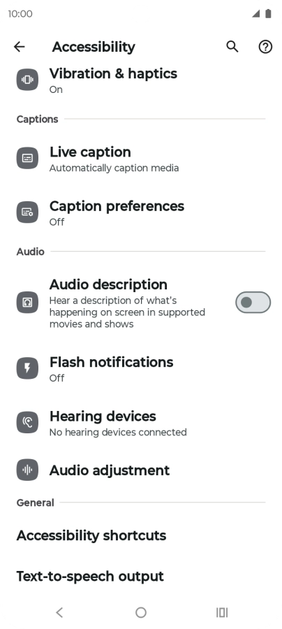 Press the required category below 