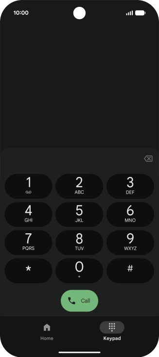 Press and hold number key 1 to call voicemail. Follow the instructions to listen to your messages.