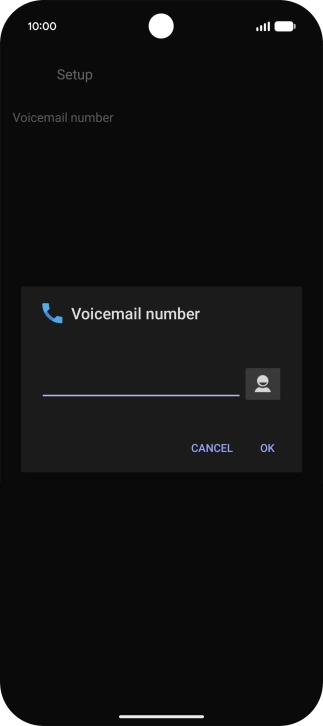 Key in +447836121121 and press OK. Key in +447836121121 and press OK.