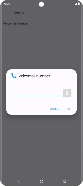 Key in +447836121121 and press OK.