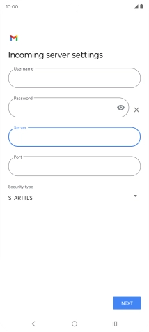 Press the field below 
