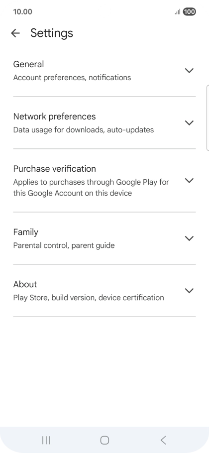 Press Network preferences.
