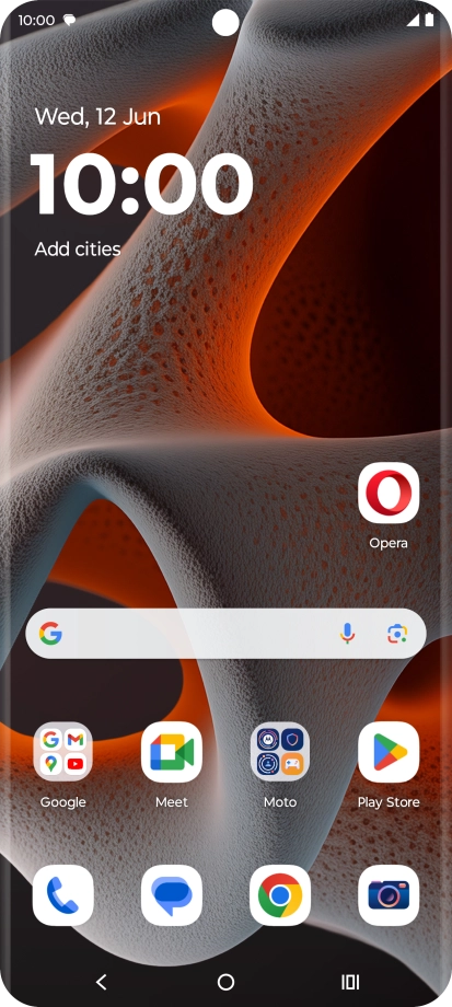 The text/picture message icon shows that you've received a new text or picture message.