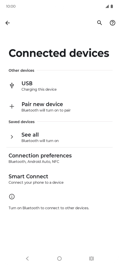 Press Pair new device.