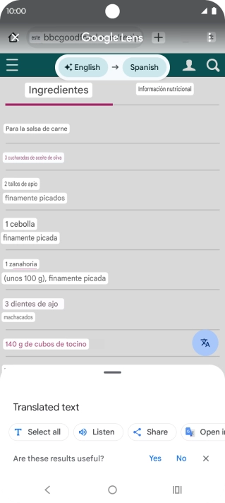 Follow the instructions on the screen to select the required language settings and use the function.