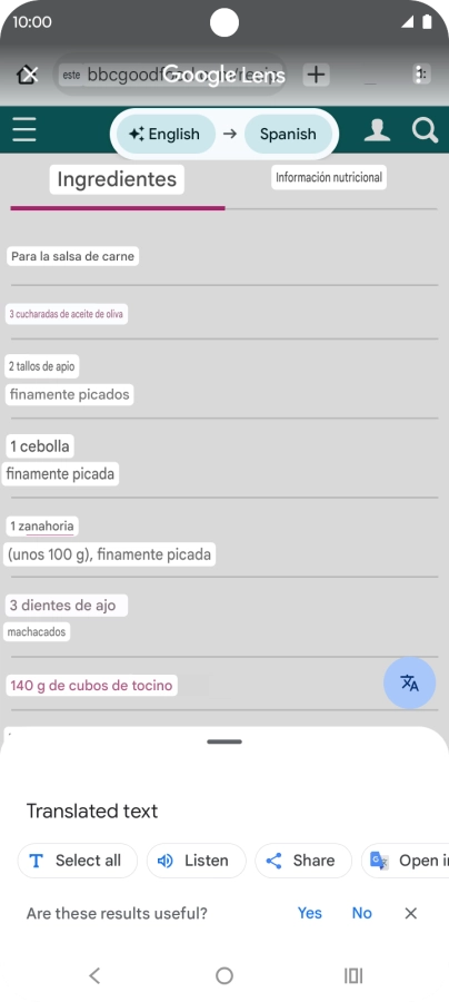 Follow the instructions on the screen to select the required language settings and use the function.