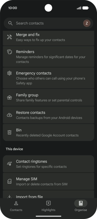 Press Merge and fix and follow the instructions on the screen.