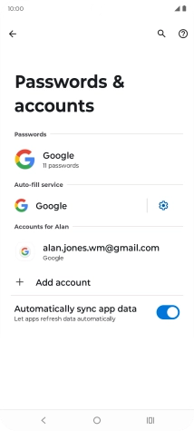 Press the Home key to return to the home screen.
