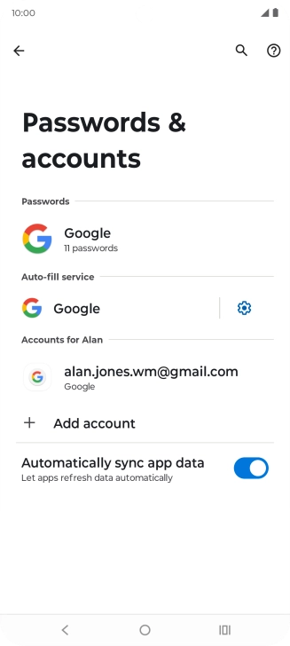 Press the Home key to return to the home screen.