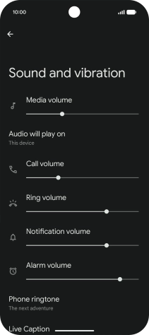 Press Phone ringtone.