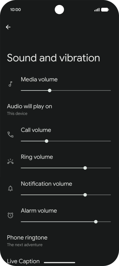 Press Phone ringtone.