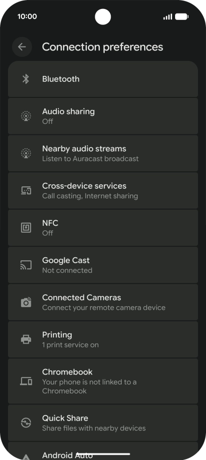 Press NFC. Press NFC.