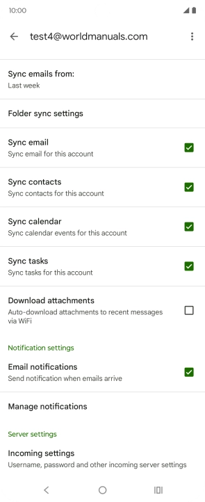 Press the field next to Press the field next to