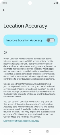 If you press the indicator next to 