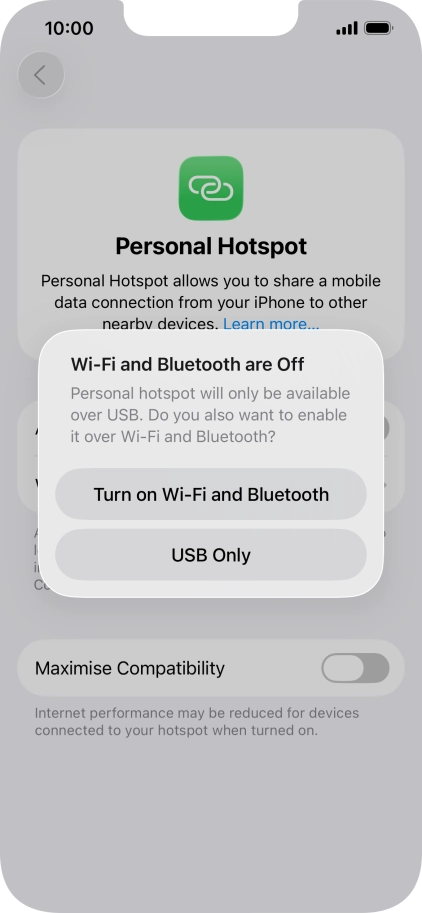 If Wi-Fi is turned off, press Turn on Wi-Fi and Bluetooth. If Wi-Fi is turned off, press Turn on Wi-Fi and Bluetooth.