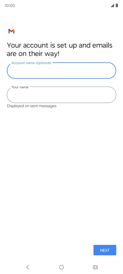 Press the field below 