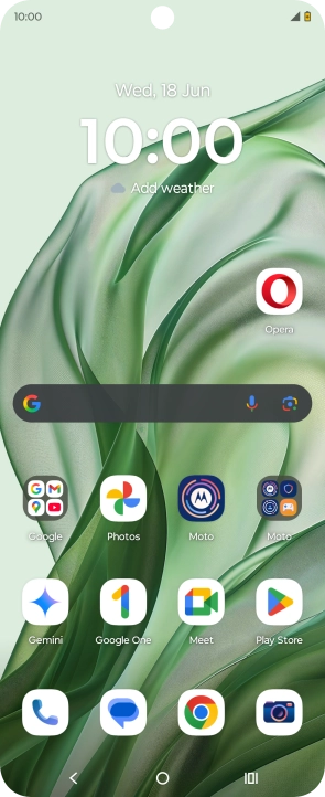 Press the Home key to return to the home screen. Press the Home key to return to the home screen.