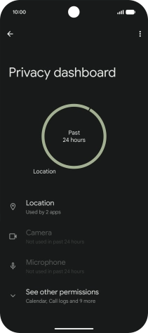 Press See other permissions.