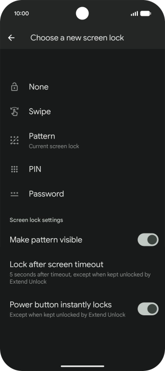 Press None. Press None.