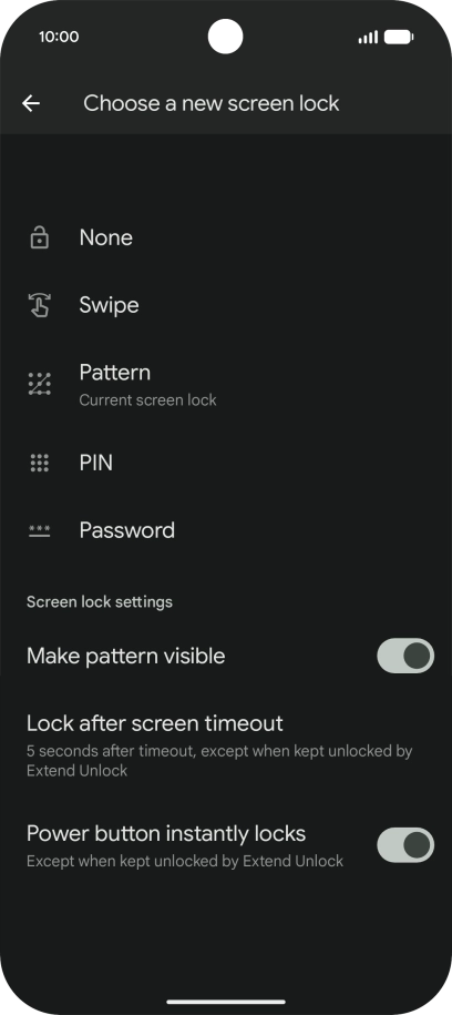 Press None. Press None.