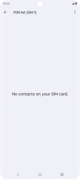 Press the menu icon.