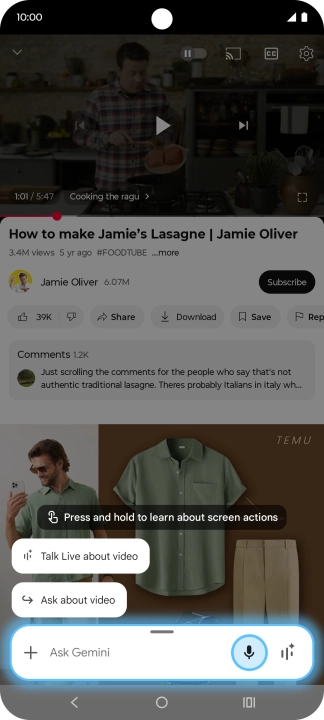 Press Ask about video.