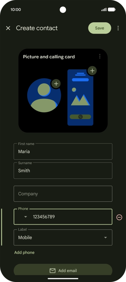 Press Save. Press Save.