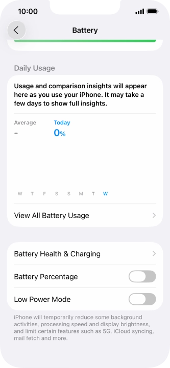 Press Battery Health & Charging.