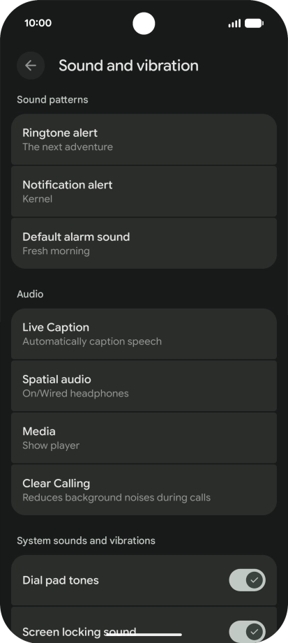 Press Ringtone alert.