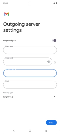 Press the field below 
