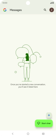 Press the profile icon. Press the profile icon.