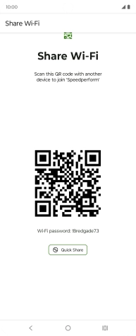 Place the QR code inside the camera frame on the other device to scan the code.