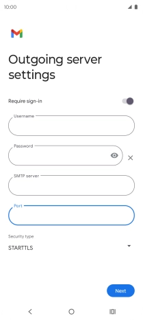 Press the drop down list below 