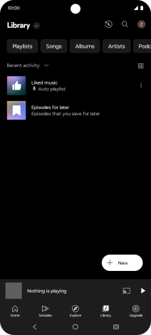 Press the drop down list.