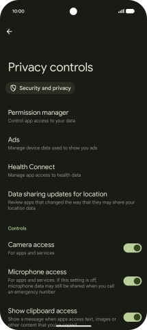 Press Permission manager. Press Permission manager.