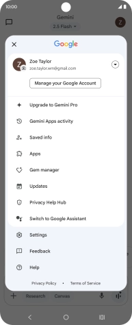Press Settings. Press Settings.