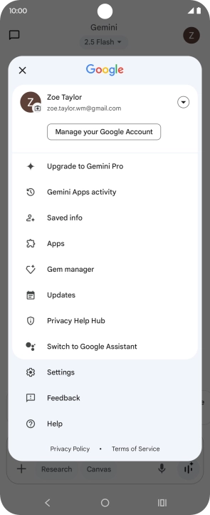 Press Settings. Press Settings.