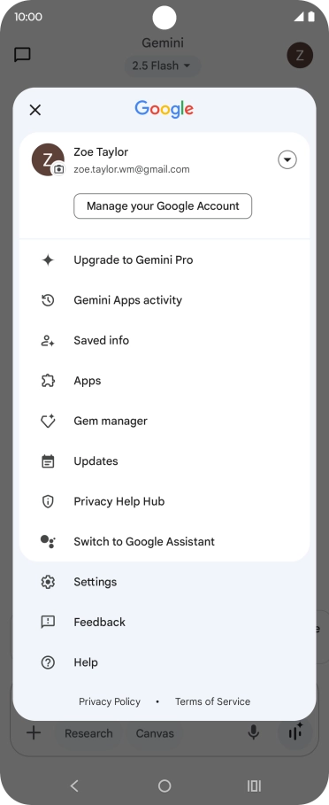 Press Settings. Press Settings.