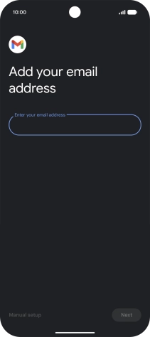 Press the field below 