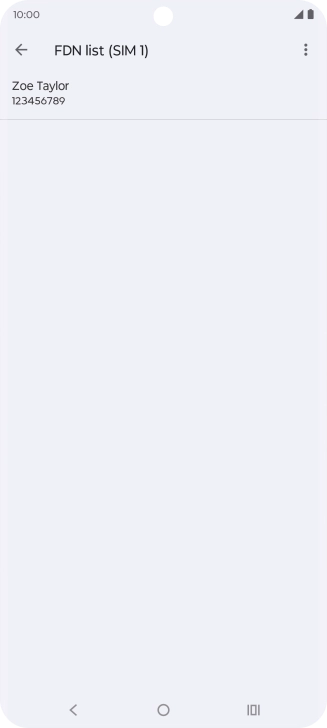 Press the Home key to return to the home screen.