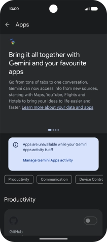 Press the indicator next to the required extension to turn on the function. Press the indicator next to the required extension to turn on the function.