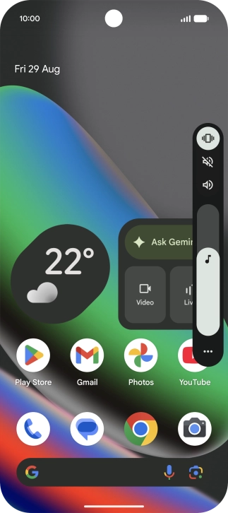 Press the sound icon to turn off the function.