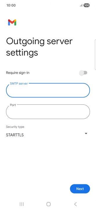 Press the field below 