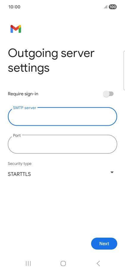 Press the field below 