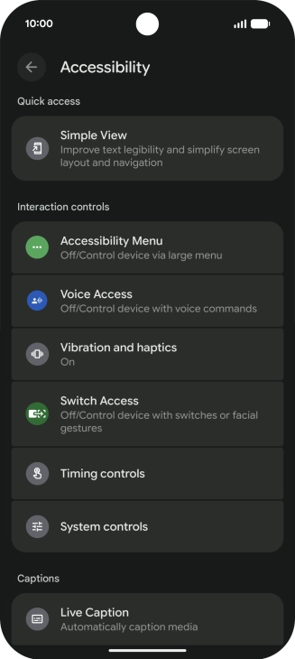 Press Simple View and follow the instructions on the screen to select the required settings. Press Simple View and follow the instructions on the screen to select the required settings.