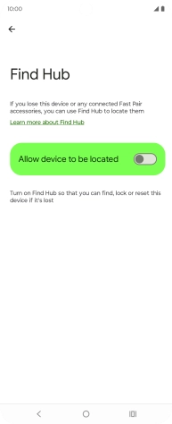 Press the indicator next to Press the indicator next to