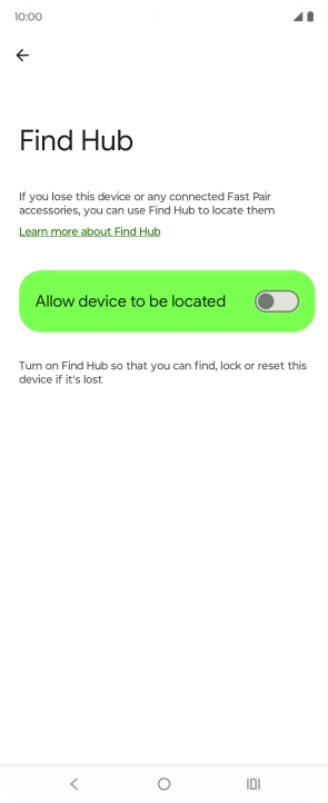 Press the indicator next to Press the indicator next to