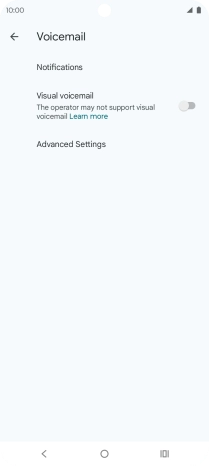 Press Advanced Settings.